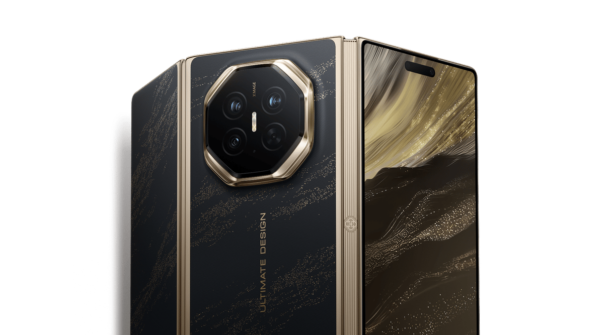 Official model image: Huawei Mate XT 2 ULTIMATE DESIGN — black detail