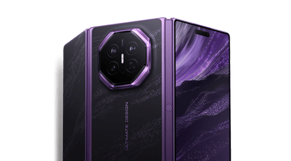 Official model image: Huawei Mate XT 2 ULTIMATE DESIGN — purple detail