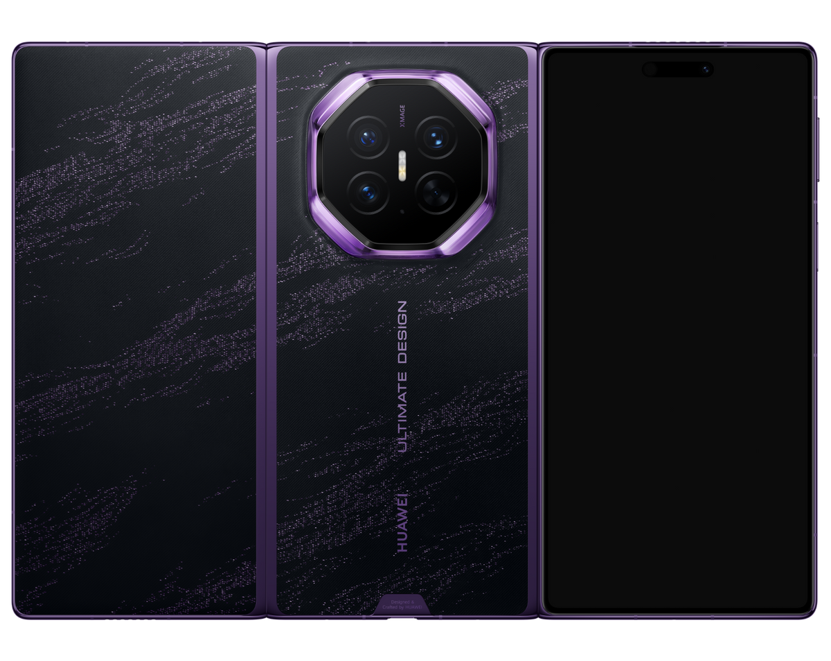 Official model image: Huawei Mate XT 2 ULTIMATE DESIGN — purple
