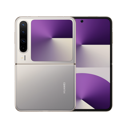 Manufacturer model illustration · Huawei Pura X Collector Edition · Moon Shadow Grey · Unfolded front and rear