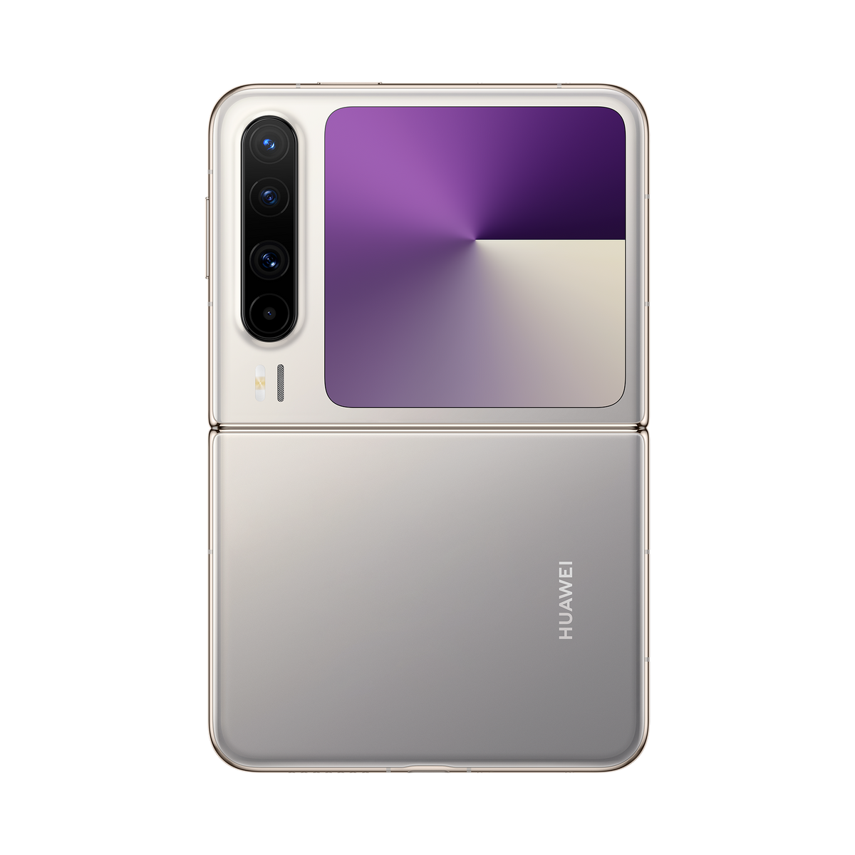 Manufacturer model illustration · Huawei Pura X Collector Edition · Moon Shadow Grey · Unfolded rear