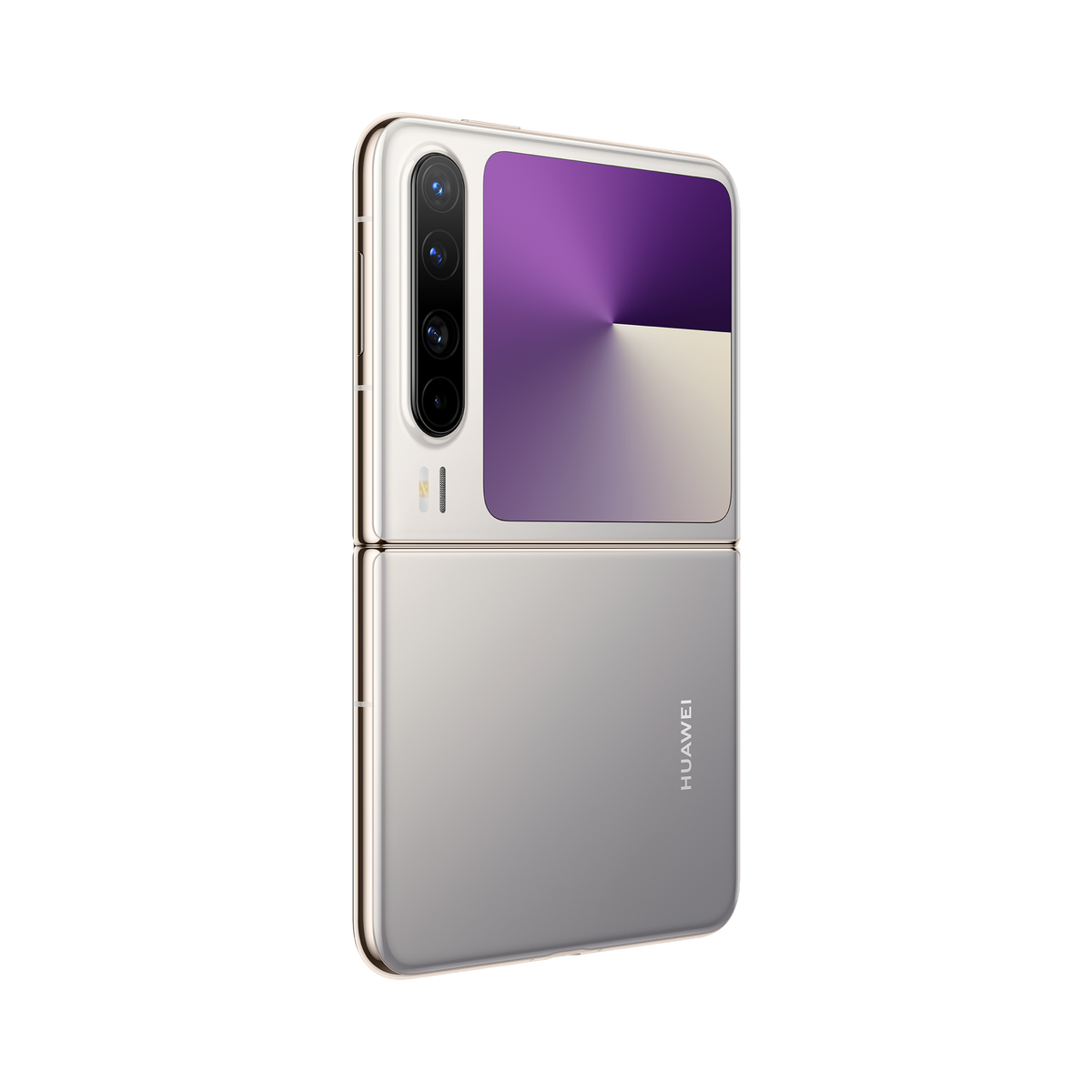 Manufacturer model illustration · Huawei Pura X Collector Edition · Moon Shadow Grey · Unfolded rear angle
