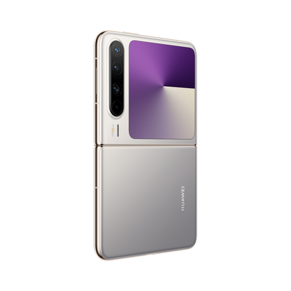 Manufacturer model illustration · Huawei Pura X Collector Edition · Moon Shadow Grey · Unfolded rear angle