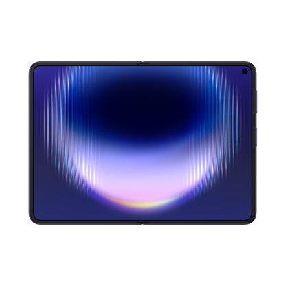 Manufacturer model illustration · Huawei Pura X Max · Blue · Unfolded inner display
