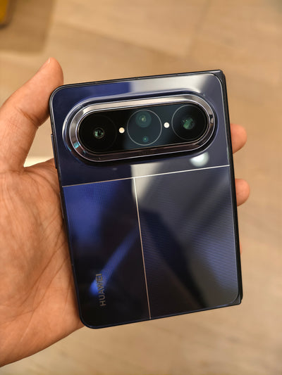 Actual photo - Huawei Pura X Max - Interstellar Blue - Rear and cameras
